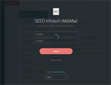 Tablet Screenshot of mail.seedinfotech.com